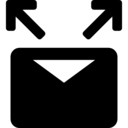 interface,envelope,email,mails,diagonal,two arrows